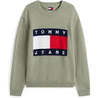 Tommy Hilfiger Tjm Reg Melange Flag Utility Sage Heather Taglia: M | Maglioni a maglia Outlet | Uomo | Verde