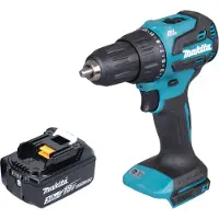 Makita DHP 490 F1 Trapano avvitatore a percussione a batteria 18 V 65 Nm Brushless + 1x batteria 3,0 Ah - senza caricabatteria