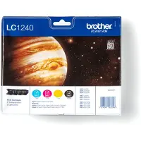Brother Cartuccia stampante LC-1240VALBP - 4 colori Multipack