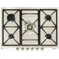 Smeg Piano Cottura A Gas Cortina Sr775po 70-75 Cm