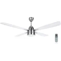 Orbegozo Soffitto Inox Con Luce E Ventilatore Con Telecomando