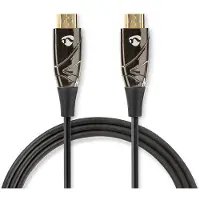 Nedis Cavo Hdmi Ottico Attivo Ad Alta Velocità Cvbg3400bk150 Con Ethernet Hdmi-hdmi 4k 18 Gbps 15 M 60hz