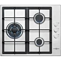 Vitrokitchen Piano Cottura A Gas En636lib 60 Cm 3 Fuochi