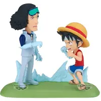 Banpresto Figura Da Collezione Mondiale Storie Del Tronco Monkey.d.luffy Vs Kuzan One Piece 9 Cm