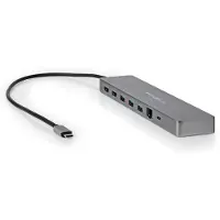 Nedis Adattatore Usb Multiporta 10 In 1 Ccbw64260at02 Usb 3.2 Gen 1 Usb-c M-micro Sd/rj45 F/sd/2x Hdmi/2x Usb-c/3x Usb-a Placcato In Oro Oro 0.4 M
