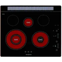 Vitrokitchen Piano Cottura In Vetroceramica 401tgna 60 Cm 3 Fuochi