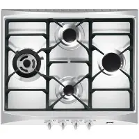 Smeg Piano Cottura A Gas Selezione Sr264xgh2 60 Cm