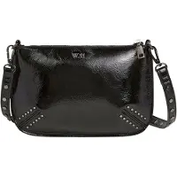 Pepe Jeans per donna. PL031661 Borsa nera Valeria Glimmer (OSFA), Nero, Casual, Poliuretano
