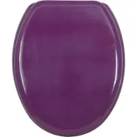 MSV Sedile WC Coperchio del WC Anima in legno MDF "Violet Purple" Cerniere in acciaio inox - qualità elevata e robusta