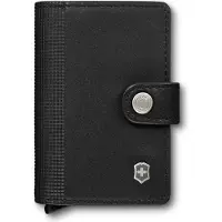 Victorinox Altius Secrid Leather Card Wallet 612681 Black, portafoglio in pelle con portacarte