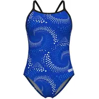 Arena Women's Fireflow Swimsuit Lightdrop Back Costume intero Donna (32, blu)