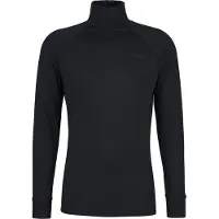 Stoic Merino180 BengtSt. Turtle Neck Intimo lana merinos Uomo (XXL, nero)