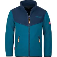 TROLLKIDS Kids Oppdal Jacket XT Giacca in pile Bambini (116, blu)