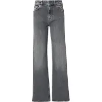 Selected Jeans A Gamba Ampia Donne Grigio 29