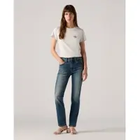 Levi's 724 High Rise Straight Jeans Dark Indigo Taglia: W33L32 | Jeans straight fit Outlet | Donna | Blu