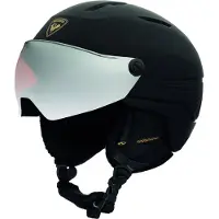Rossignol - Casco da sci/snowboard - Fit Visor Impacts W Black per Donne - Taglia 55-59 cm - Nero