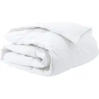 vidaXL , copripiumino invernale, 260 x 220 cm, imbottitura in piume, colore bianco, traspirante