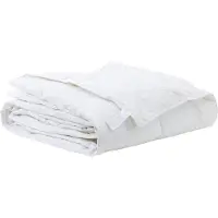 vidaXL , copripiumino 240 x 220 cm, ideale per la primavera e l'autunno, imbottitura in piume, colore bianco, traspirante