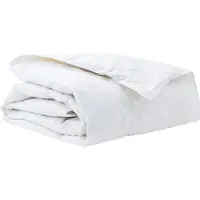 vidaXL , copripiumino 140 x 220 cm, ideale per la primavera e l'autunno, imbottitura in piume, colore bianco, traspirante