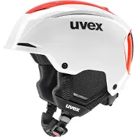 Uvex - Casco da sci/snowboard - Resolution SL White Elect Red - Taglia 52-55 cm - Bianco