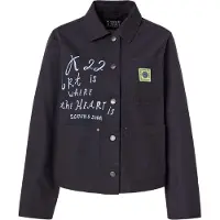 Scotch & Soda Washed Workwear Jacket Charcoal Art Taglia: XS | Sovracamicie Outlet | Donna | Nero