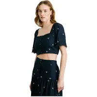 Pepe Jeans per donna. PL305045 Energia marina di prima qualità (L), Casual, Cotone, Manica corta, Navy