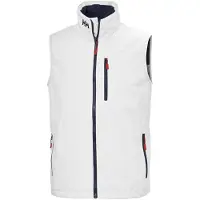 Helly Hansen per uomo. 34446 Gilet nautico Crew 2.0 bianco (L), Casual, Poliestere