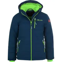 TROLLKIDS Kid's Hemsedal Snow Jacket XT Giacca da sci Bambini (140, blu)