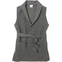 Engel Women's Vest Gilet in lana merino Donna (46/48, grigio)