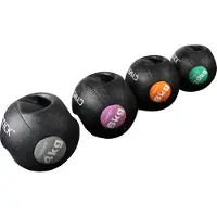 Gymstick Palla Medica In Gomma Con Maniglie 4kg