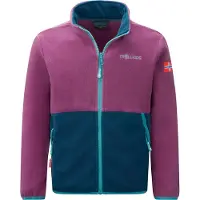 TROLLKIDS Kid's Storfjord Jacket Giacca in pile Bambini (116, lilla)
