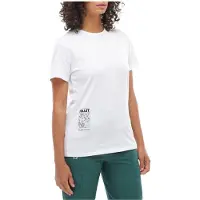 Millet Women's Chamonix Flower S/S T-shirt Donna (XL, bianco)