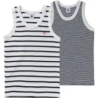 Petit Bateau Maglietta intima blu notte / bianco