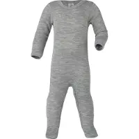 Engel Kids' Onesie with Press Studs Tuta outdoor Bambini (62/68, grigio)