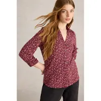 White Stuff Annie Jersey Shirt Plum Multi Taglia: 12 | Magliette intime Outlet | Donna | Magenta