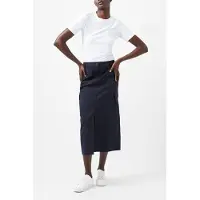 French Connection Hailey Pinstripe Pencil Skirt Marine Taglia: 6 | Minigonne Outlet | Donna