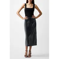 French Connection Amy Sequin Midi Skirt Gunmetal Taglia: 10 | Minigonne Outlet | Donna | Grigio