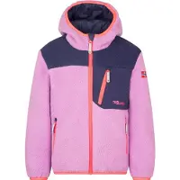 TROLLKIDS Kid's Sandvika Turnover Jacket Giacca in pile Bambini (152, fuchsia)