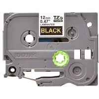 Brother Nastro TZe-334 - Oro su nero (12 mm)