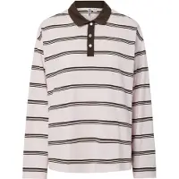Pieces Polo A Maniche Lunghe | Rosa | M