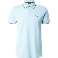 BOSS per uomo. 50506193 Polo Paul blu pastello (S), Casual, Cotone, Manica corta