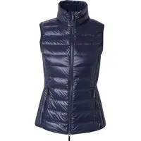 Armani Exchange per donna. XW001921AF18757UB100 Gilet in piumino con trapuntatura orizzontale e collo alto blu marino (L), Casual, Polie