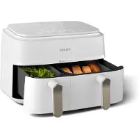Philips Airfryer Serie 3000 da 9.0L con doppio cestello Friggitrice ad aria NA353/10