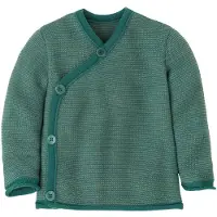 Disana Kid's Mélange Jacket Giacca di merino Bambini (86/92, turchese)