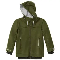 Disana Kid's Outdoor-Jacke Giacca di lana Bambini (122/128, olivia)
