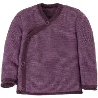Disana Kid's Mélange Jacket Giacca di merino Bambini (98/104, lilla)