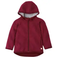 Disana Kid's Walk-Jacke Zipp Giacca di lana Bambini (134/140, rosso)