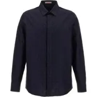 Valentino Camicia VLogo Signature in cotone jacquard