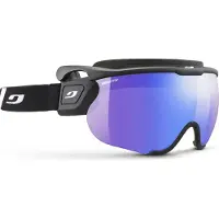 Julbo - Visiera da sci di fondo fotocromatica - Sniper Evo L Reactiv 1-3 HC Black/Black - Nero
