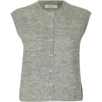 Selected Gilet A Maglia Donne Grigio L